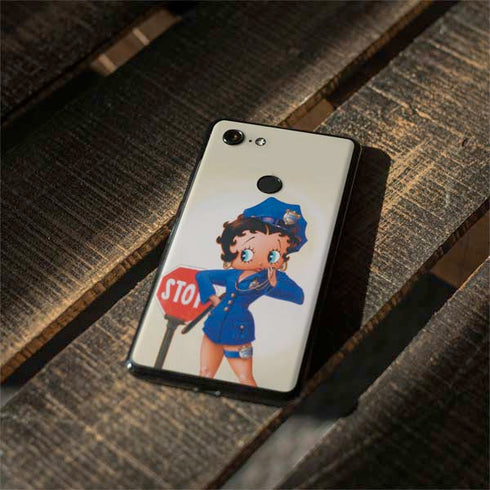 Betty Boop The Police Officer Google Pixel 3 XL Skin